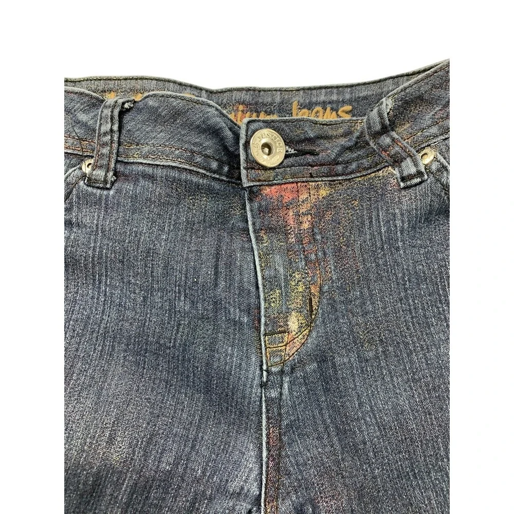 Justice Premium Girls Teens Size 14 Sparkling‎ Simply Low Super Skinny Jeans